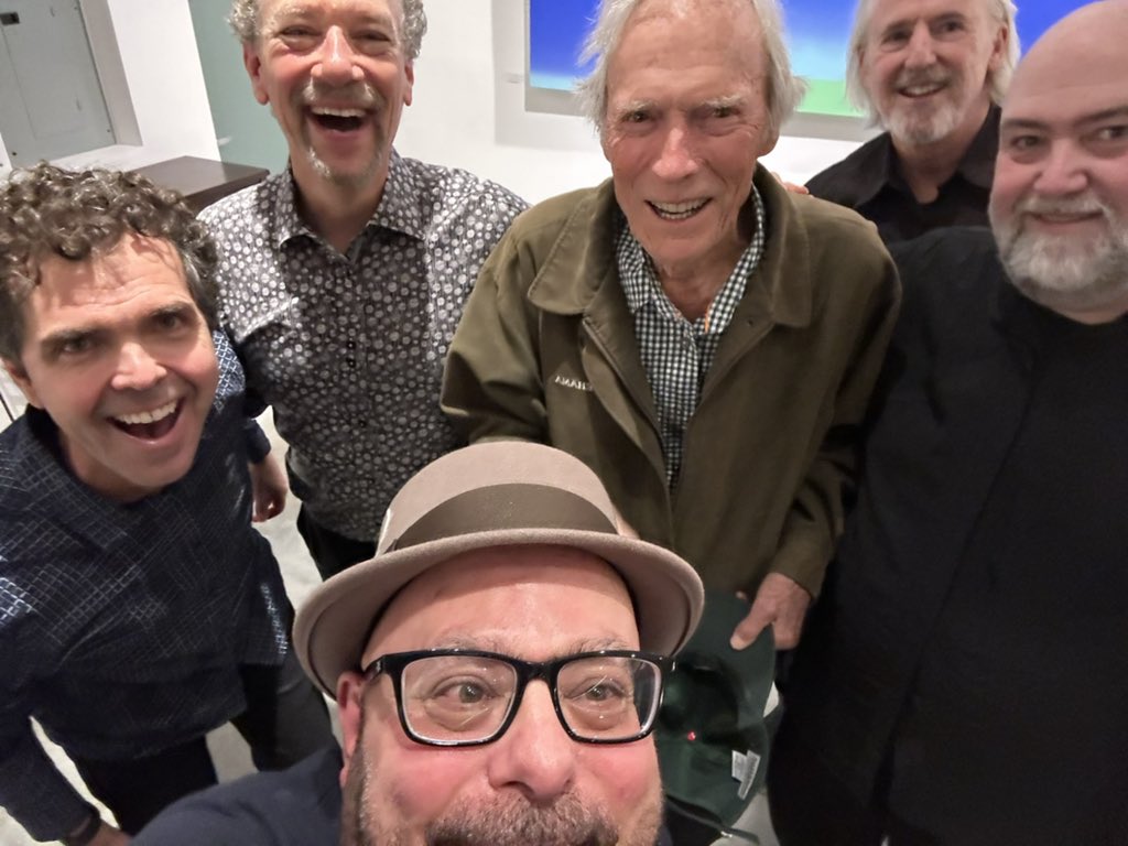 Fun concert last weekend in Monterey, CA. Big bonus was having some fun afterward with legend Clint Eastwood! Thanks to Mark Simons for photos.