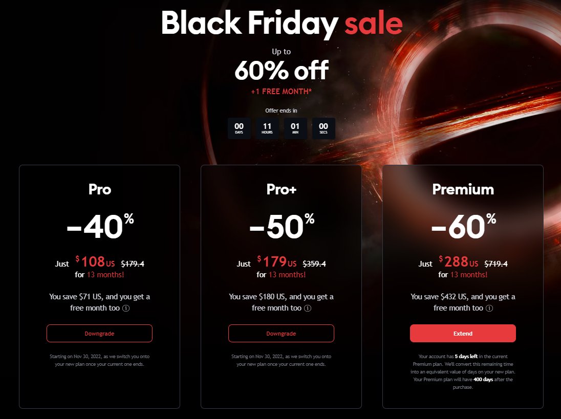 CarpeNoctom's tweet image. The good folks at @tradingview gave me three annual subs for a giveaway - premium, pro+ and pro plan

Follow @tradingview and RT this tweet for eligibility

I'll select winners on Sun Night EST (11/27)

#ad #blackfriday #cybermonday