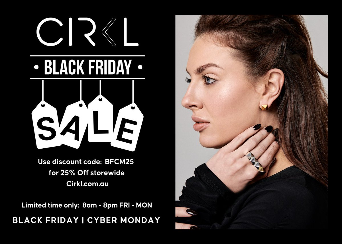 CirkltheLabel's tweet photo. Happy Cyber Weekend! 
I know you're all being bombarded with Black Friday sales... BUT, here's another :) Sorry not sorry! xo

25% off storewide.. yippee https://t.co/akrgFar6sW