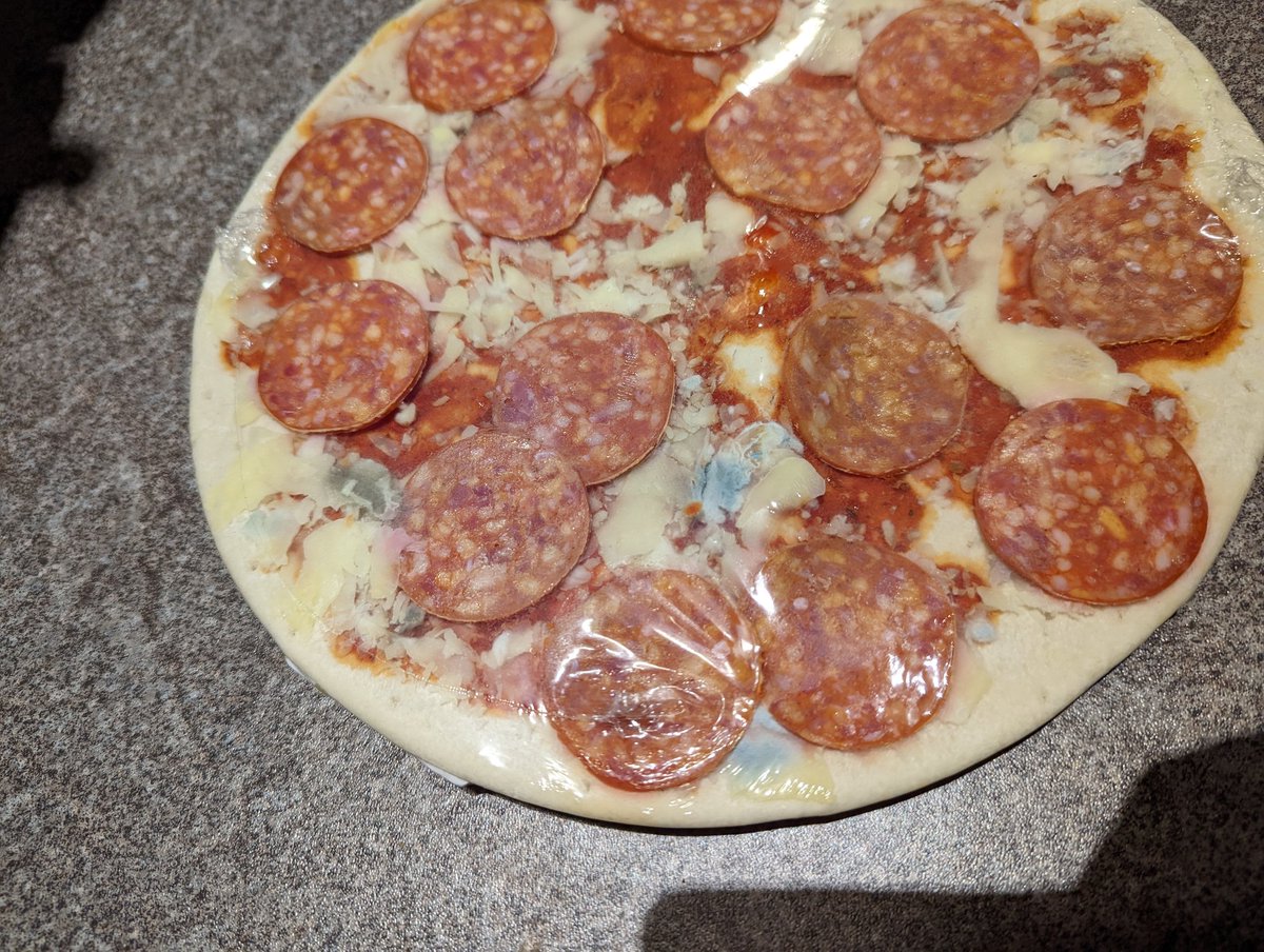 Trejster's tweet photo. Bought a mouldy pizza from @LidlGB on Saturday. Best before 29/11/22 🤢🤮 #notimpressed https://t.co/L6skSTphhX