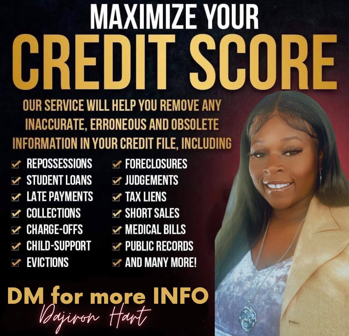 sweetlaydeeDAY's tweet photo. BLACK FRIDAY 90% off DEAL UNTIL MIDNIGHT ⏳ #Credit #fixwhatyouashamedof #icanhelp #LetsRise #letschat https://t.co/ZSMMorVRYj