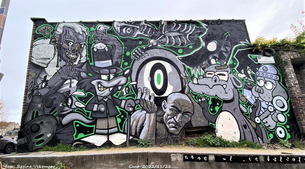 GENT-Street Art
A collab 🎨bue thewarrior, keeppunchingjoe, a Squid called Sebastian, lobster_robin, Kiuw, @ARRF_the_wolf aka avoidgraffiti, @MALF, @TOYS, @The art of chase,