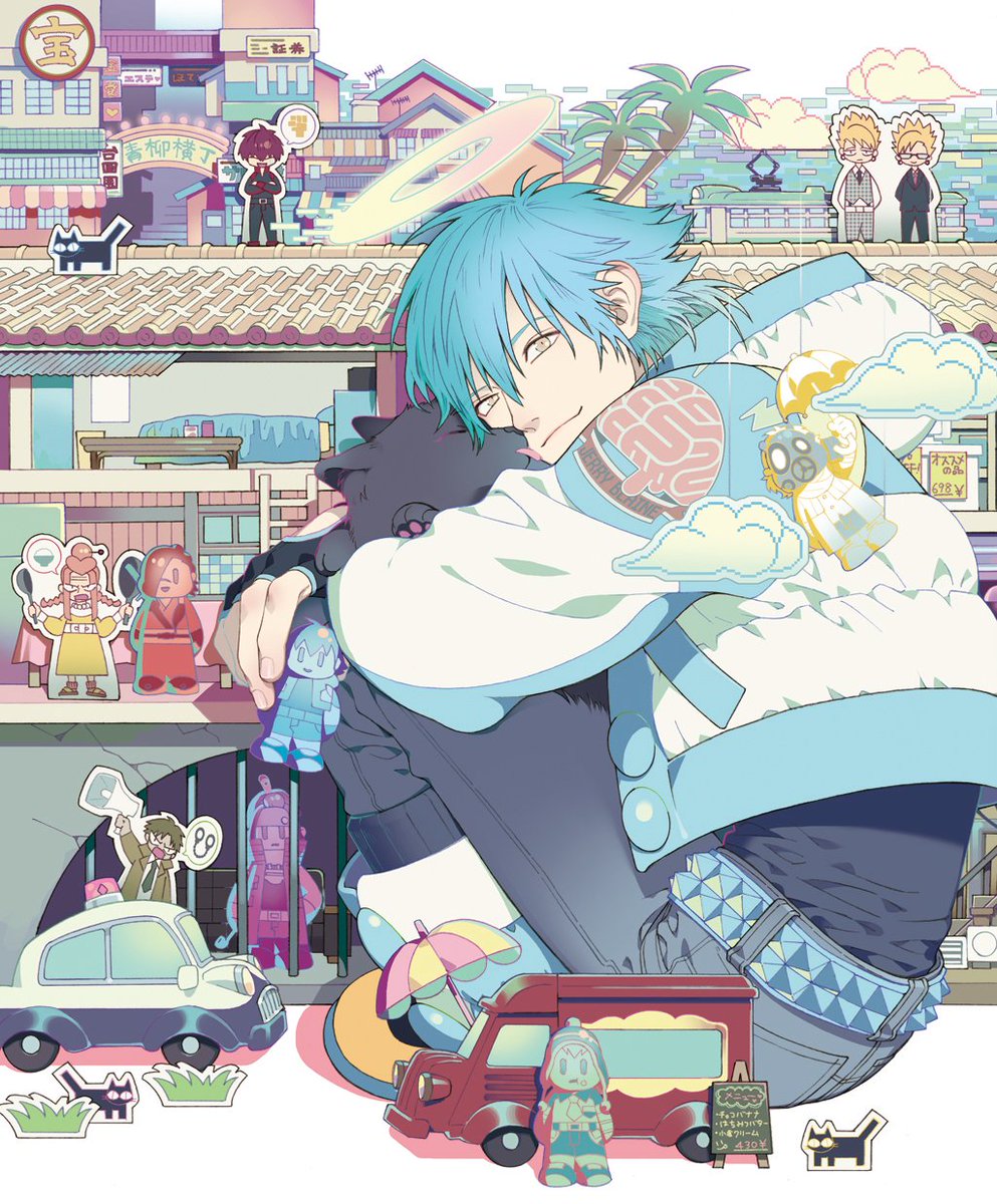 <a href="/testanimals/">candy</a> Fun fact! Honya Lala (illustrator for DRAMAtical Murder) made the illustrations for the song LOL -lots of laugh- sung by Hatsune Miku.
You can notice the style!