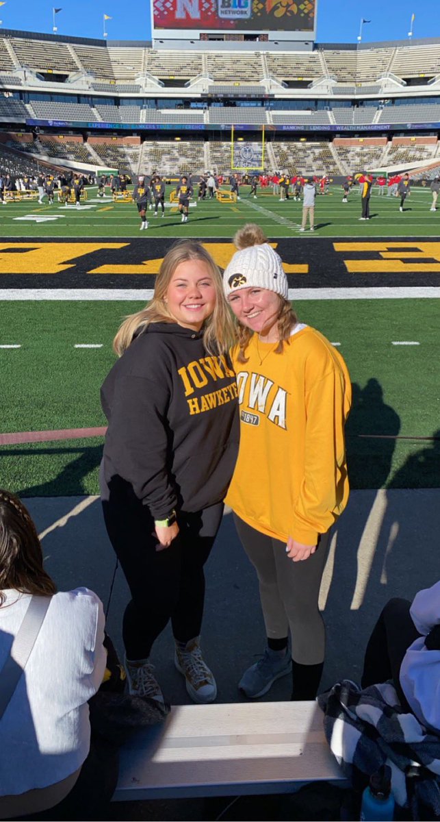 Turning her yellow and black🖤💛 #FightForIowa #Hawkeyes