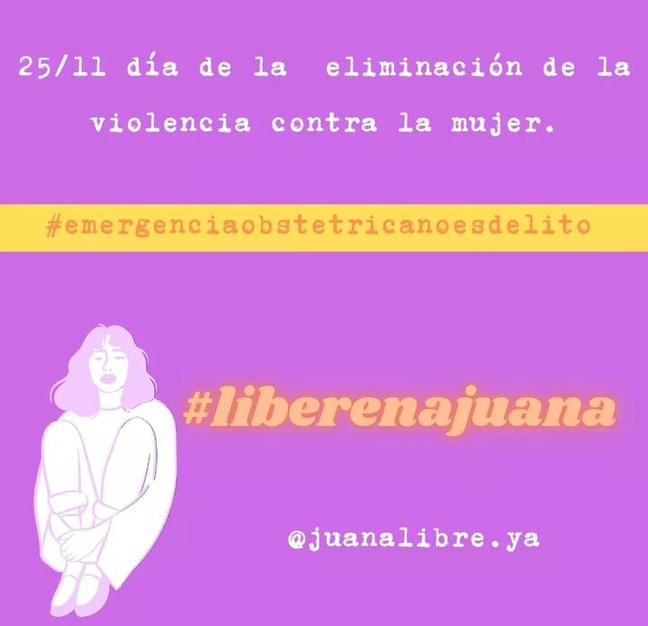 #liberenajuana #emergenciaobstetricanoesdelito
#25Noviembre #NiUnaMas #NiUnaMasNiUnaMenos