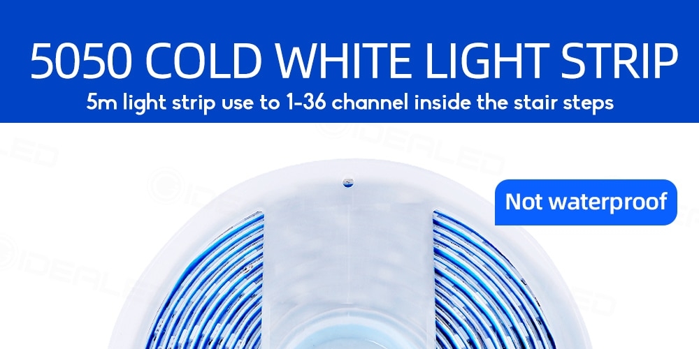 Lightdecor4's tweet image. #smartledstrip #diyled #ledbulb #e27   Cold white led strip for Stair Light controller ( Steps only ) lightdecor.co.uk/cold-white-lig…