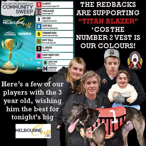 🏆DISHLICKERS BIG DANCE🏆 64 cubs were allocated pups for tonight's big <a href="/sandowndogs/">Sandown Greyhounds</a> Melbourne Cup. Ours missed the final so we're on #2 Titan Blaze. Vest #2 is our colours. Thanks to <a href="/GRV_News/">Greyhound Racing Victoria</a> Good luck to the clubs in it at 9.45 Race 10, $10 entry at the gate at #sandownpark