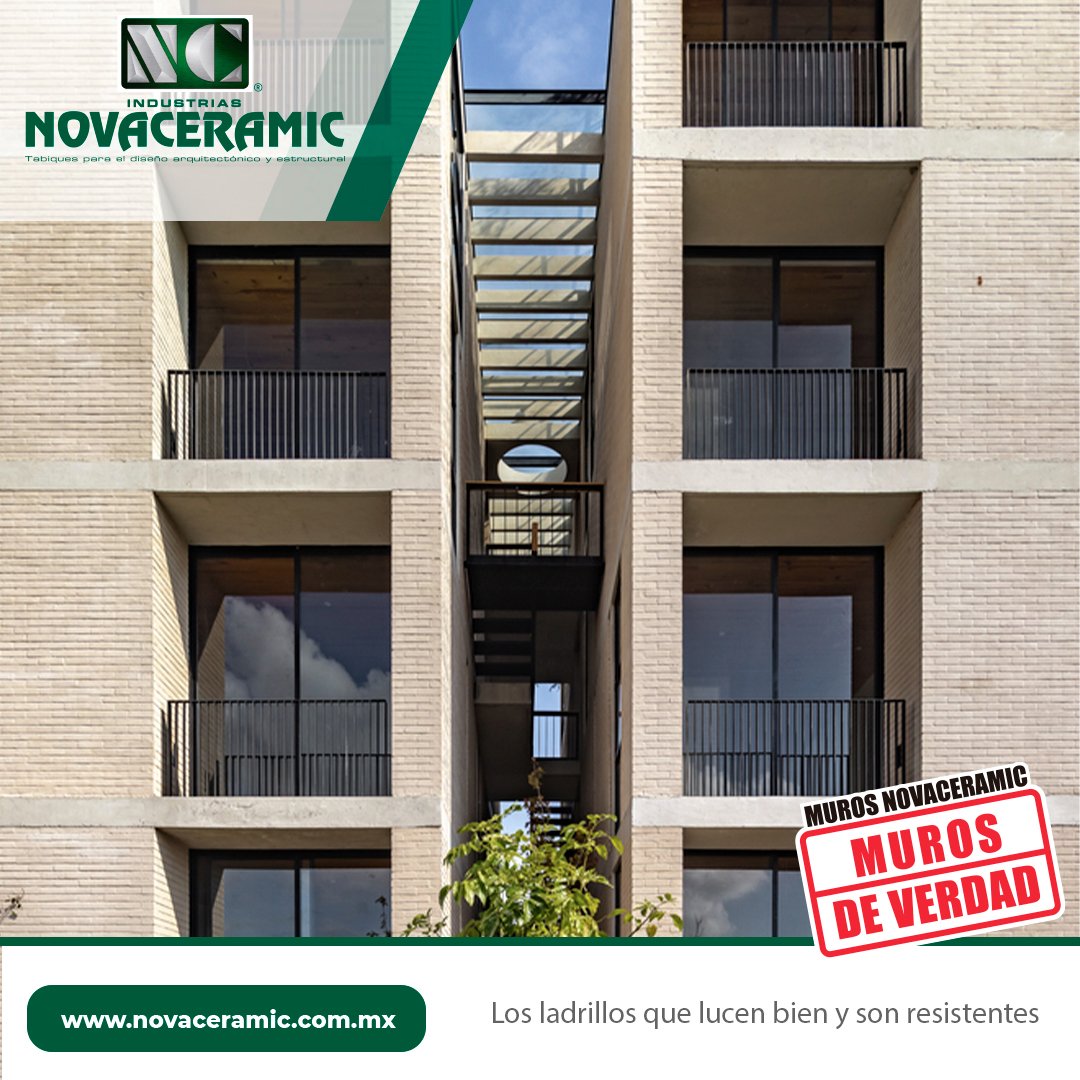 novaceramic's tweet photo. Con nuestros #TabiquesNovaceramic 🧱 cualquier obra que tengas en mente puede lucir bien y sobretodo ser resistente. #MurosDeVerdad #ArquitecturaConLadrillo #TransformandoEntornos
➡️ Conjunto Cima Morelos
✅ Taller Minuz y Taller de Arquitectura Miguel Montor
📸 Onnis Luque https://t.co/k8ibceDQ84