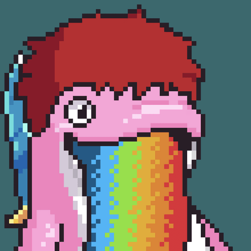 BotJhk's tweet photo. this looks bussin bussin #212 bought for 0.00 ETH by H3avyH3ad from Rawbasix #lookswhale #NFT https://t.co/WljE0CNIZY https://t.co/24eWFvY719