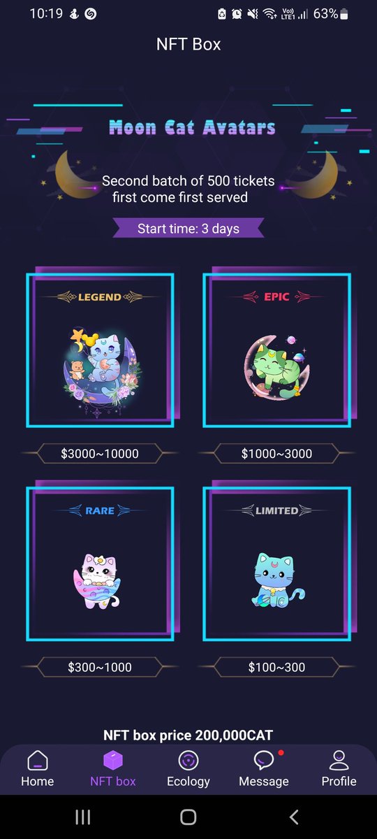 ✓GET #NFT FOR FREE MINING ⛏ CAT TOKENS
✓EARN #NFT FREE BY $CAT TOKEN
✓BUYBACK PROGRAM BEFORE LISTING
✓START TRADING WHEN 5 MILLION ACTIVE GLOBAL USERS 

🔻Join #CatStar To Mining ⛏ $CAT:
chatany.world/h5/reg.html?in…
<a href="/catstar001/">CatStar</a> <a href="/CatStarApp/">CatStar</a> <a href="/Coredao_Org/">Core DAO 🔶</a>