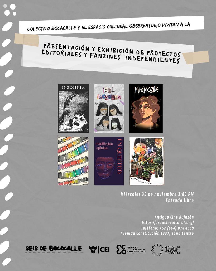 Si andan por Tijuana, nos vemos en la Fanzinera