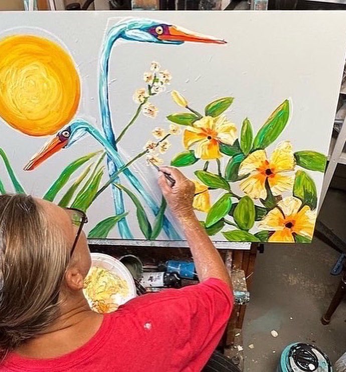 ArtMcquinn's tweet photo. Linda McQuinn will be Showing/Selling her ArtWork at the Punta Gorda Craft Festival Saturday &amp; Sunday on Sullivan Street &amp; West Olympia, Booth #67.  Website: https://t.co/tVmdwFi1WI    #originalpainting #paintingforsale #HAEevents #howardalanevents https://t.co/QG9CCD8Thf