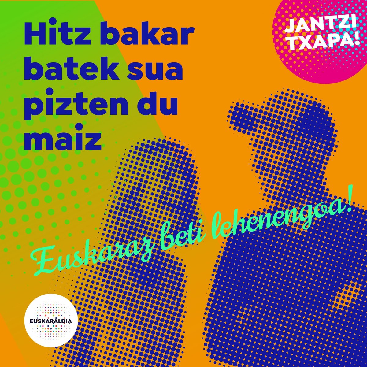 BeasainE's tweet photo. Piztu dezagun sua!!!!!
Animatu hurrengo mintzalagunean
@BeasainE 
#hitzezekiteko https://t.co/dAg7j3IUav