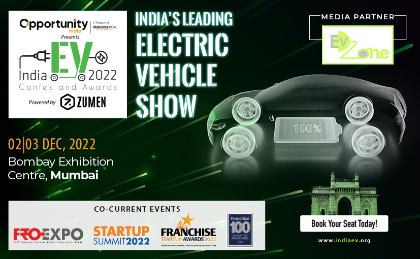 India EV Confex 2022

1.We invite you to the Grand Business Festival - Mumbai happening on 2nd - 3rd Dec 2022 at Hall No- 04, Bombay Convention &amp; Exhibition Centre, Mumbai.

Join the India EV Confex!  bitly.ws/x2X6

 #EV #EV_Confex_and_Awards
<a href="/FranchiseIndia/">Franchise India</a>