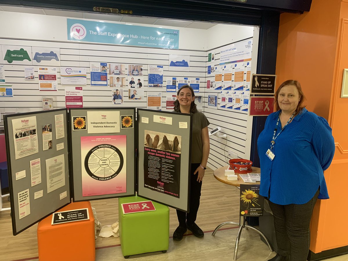 Bev Summerhayes (@bsummerhayes) on Twitter photo Our fabulous IDVA and ISVA promoting White Ribbon Day and 16 days of actions.
<a href="/enherts/">East and North Hertfordshire Teaching NHS Trust</a> <a href="/AdamSewellJones/">No longer used</a> <a href="/ChiefNursePHT/">Theresa Murphy</a> <a href="/Hospitalisvas/">Hospital ISVA Service</a> #WhiteRibbon #endthecycle
#stopfamilyviolence #standupspeakout Our fabulous IDVA and ISVA promoting White Ribbon Day and 16 days of actions.
<a href="/enherts/">East and North Hertfordshire Teaching NHS Trust</a> <a href="/AdamSewellJones/">No longer used</a> <a href="/ChiefNursePHT/">Theresa Murphy</a> <a href="/Hospitalisvas/">Hospital ISVA Service</a> #WhiteRibbon #endthecycle
#stopfamilyviolence #standupspeakout