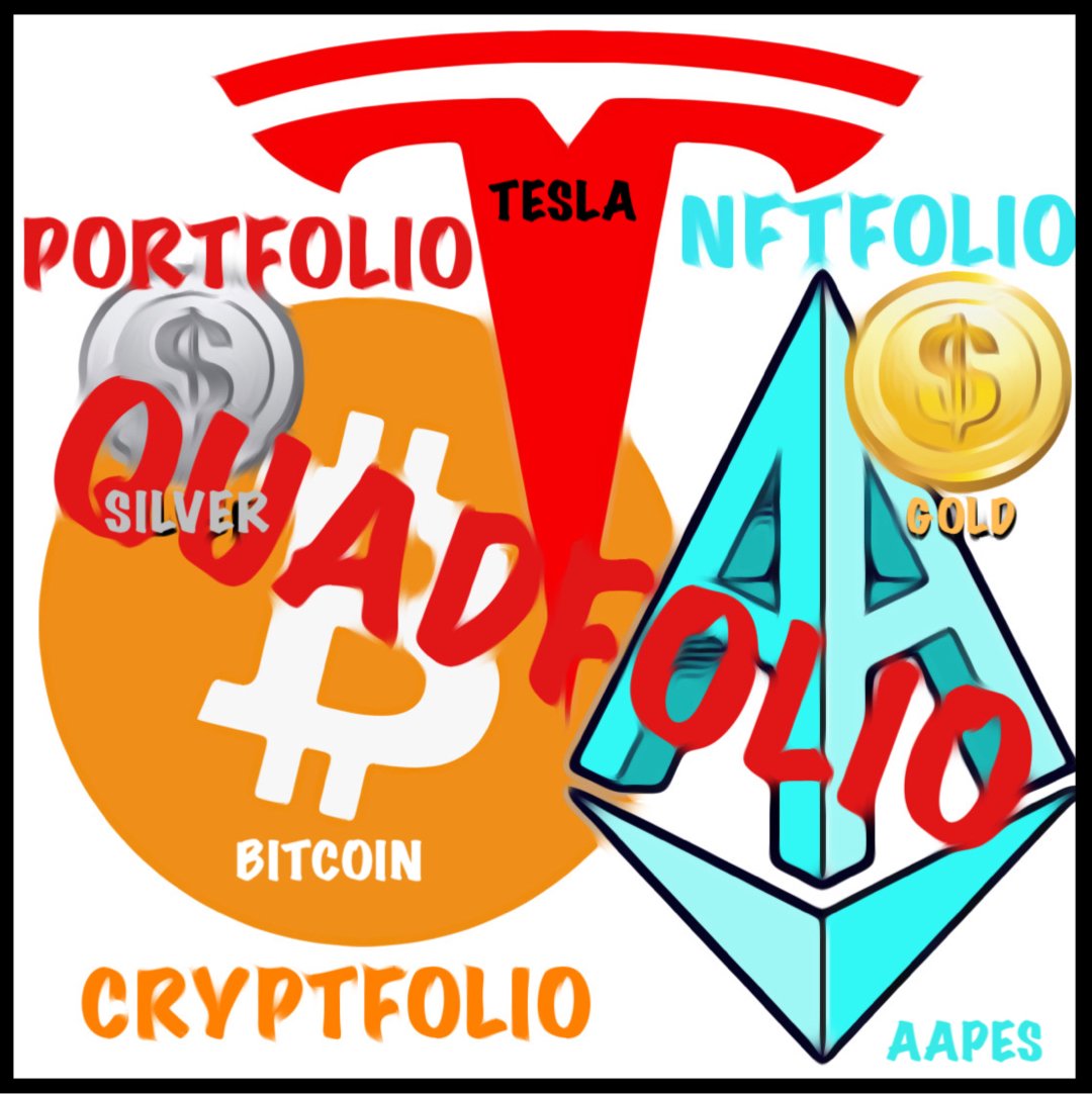 TraderdadZz's tweet photo. TRADERS HERE IS MY QUADFOLIO I CREATED MONTHS AGO, ALL MY PICKS HAVE ALREADY GONE UP IN A BEAR MARKET SINCE LAST I POSTED PDF, THIS IS CRYPTO, STOCKS, GAMING, METAVERSE, WEB3 &amp; VR IN ONE PLACE, QUADFOLIO WILL MAKE U WEALTHY BY 2030 NEXT 2 BULL CYCLES #GAMING #STOCKS #GAMFI #WEB3 https://t.co/kbqHqctU0Z
