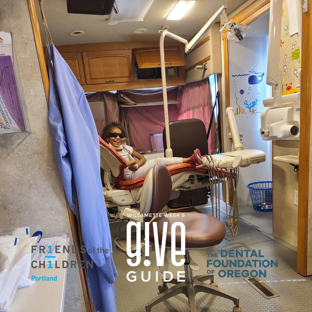 We are so thankful to be surrounded by other life-changing nonprofits like the Dental Foundation of Oregon. They are part of Willamette Week's Give!Guide along with us, so we encourage you to check out all the participating nonprofits at giveguide.org. #PDXGivesBack