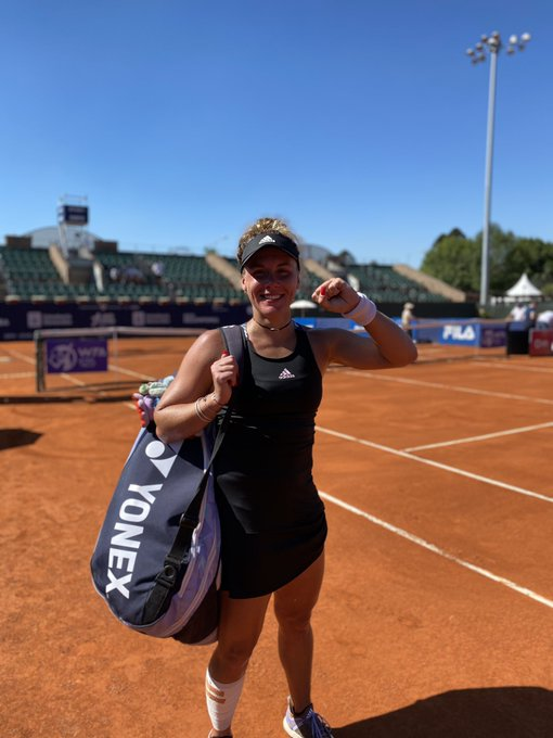 MontevideoOpen's tweet photo. Leolia #Jeanjean 🇫🇷 es semifinalista del #MVDOpen2022 🏆 tras vencer a Irina #Bara 4-6 6-4 6-2 🔥 https://t.co/YBbgQHuDKd