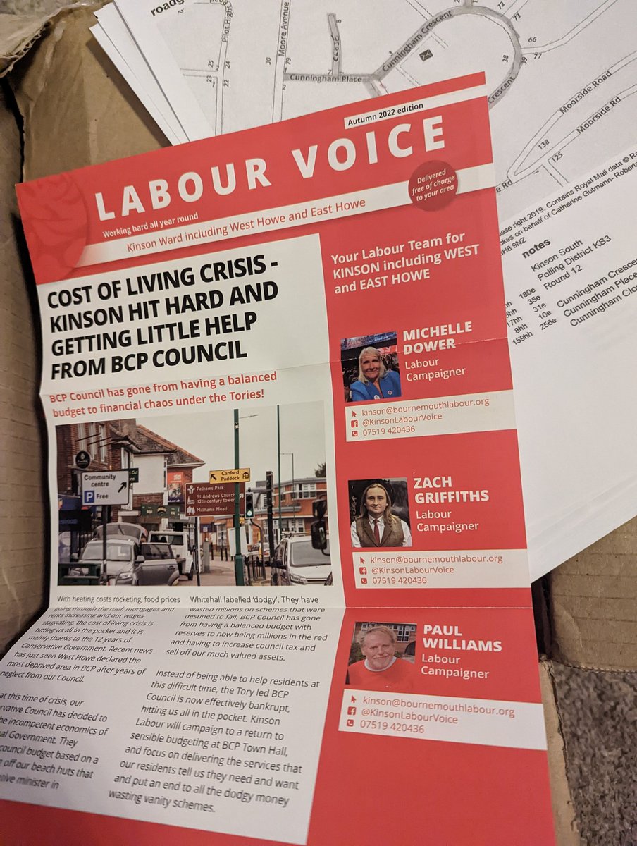 bournemouthburd's tweet photo. π¨π¨π¨SUNDAY MEGA LEAFLET DROP π¨π¨π¨@kinson #Bournemouthwest #Labour
5000 newsletters to distribute.
#CallToAction
Join us Sunday afternoon to #LeafletDrop Henry Brown Centre at 14:00pm. Street parking.
#GetTheToriesOutOfKinson #May23 #CouncilElections https://t.co/lzgXi5Jaoo