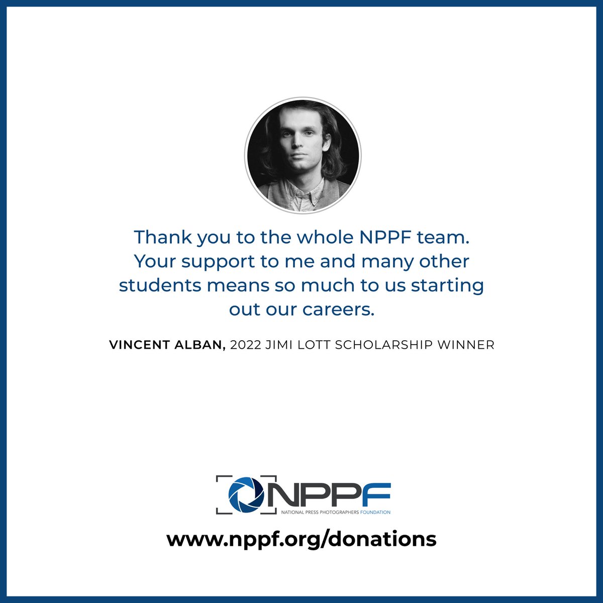 This #GivingTuesday invest in visual journalism. NPPF supports learning experiences, grants and scholarships for career-oriented visual journalists. Please join NPPF in this journey and make a donation to honor photojournalism: NPPF.org/donations