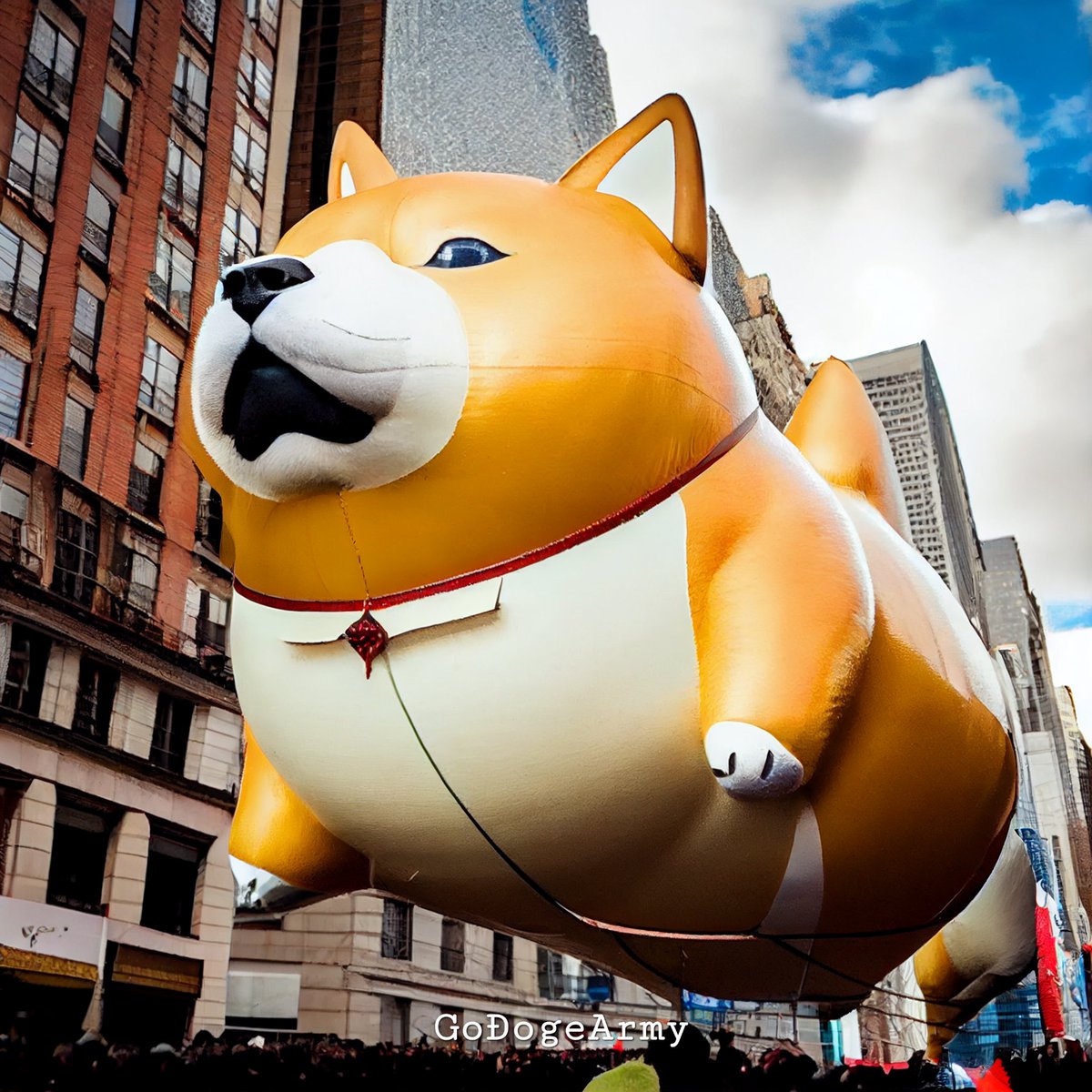 💛🐕  #MacysThanksgivingParade #Doge awesome!!!!!