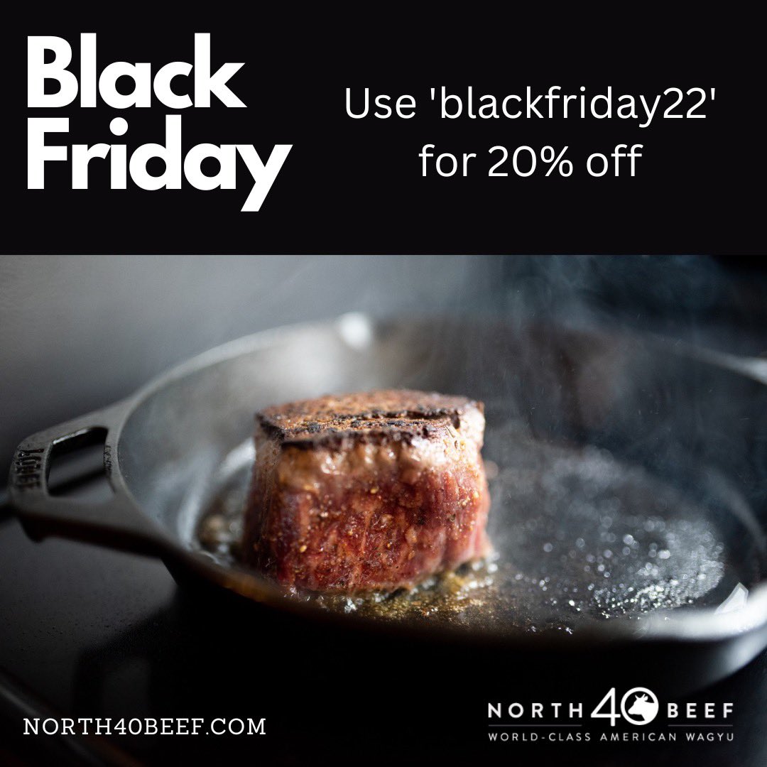 North40Beef's tweet photo. #blackfriday #wagyubeef https://t.co/ks66WZJ31Z