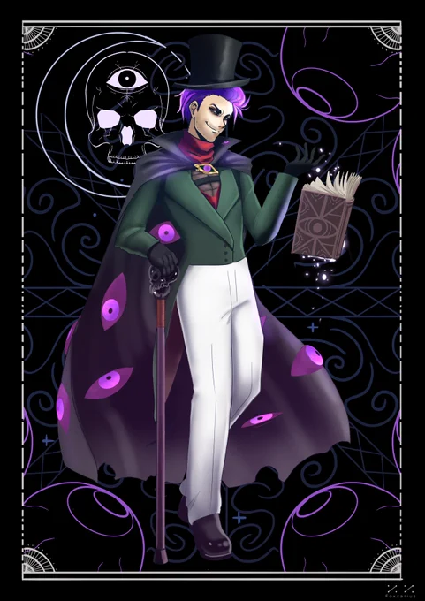 DnD C*mmission for  Death tarot style! 