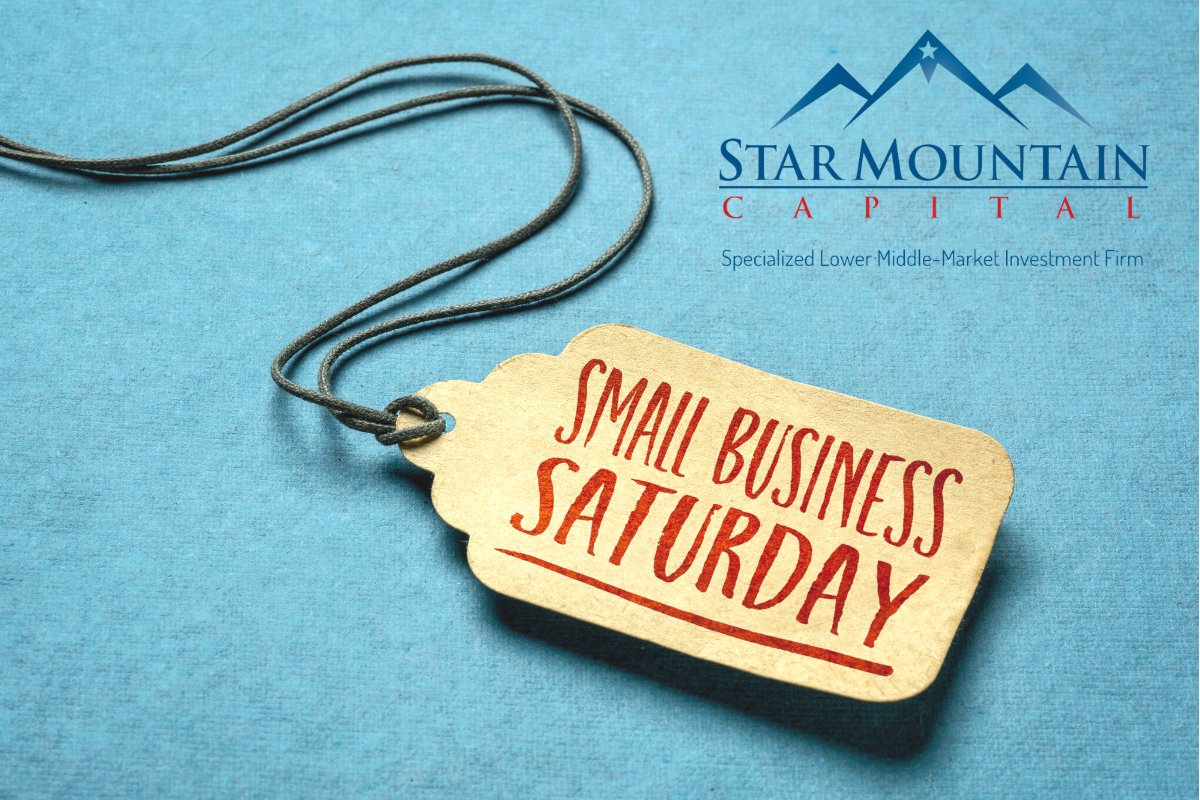 Join #StarMountainCapital this weekend and support #SmallBusinessSaturday. Celebrate and support your local small businesses by #ShoppingSmall. Learn more about how #SMC supports small businesses at bit.ly/SMC-WhatWeDo. #LMM #FundManagers