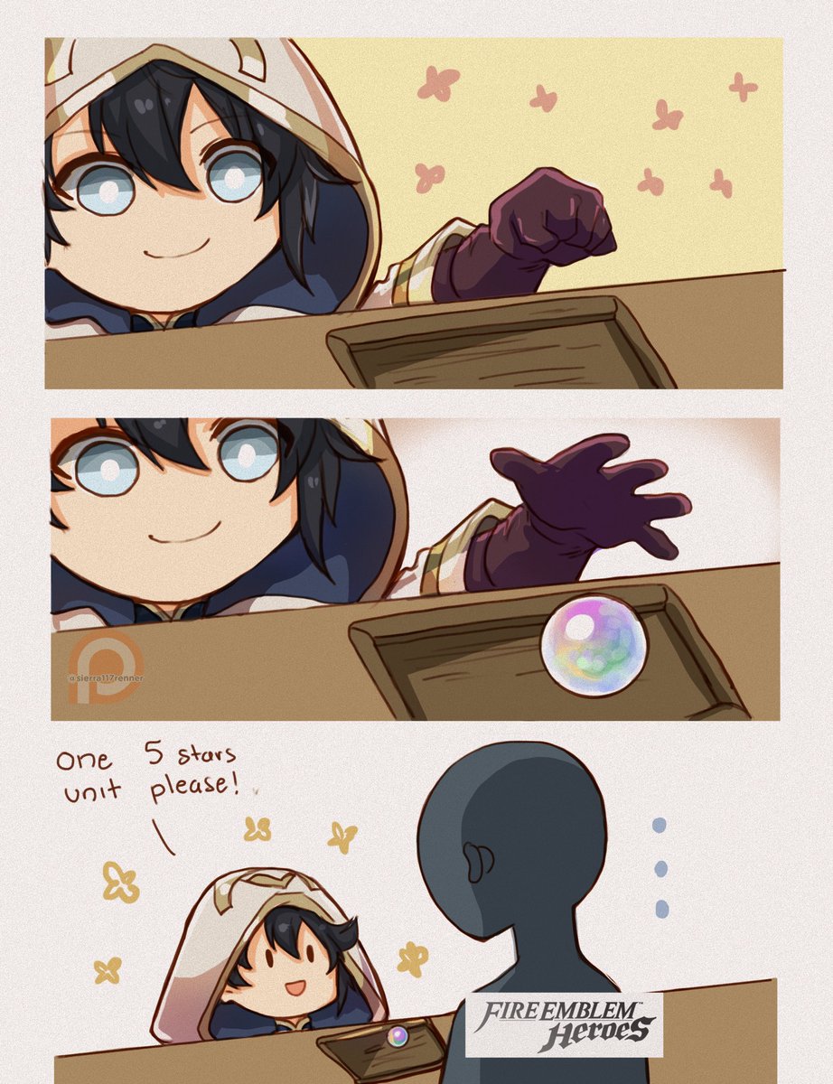 From lThe life of the summoner" comic series xd That moment when we all have just one orb and want to pull ✨ #FEH推し偶像 #FEヒーローズ 