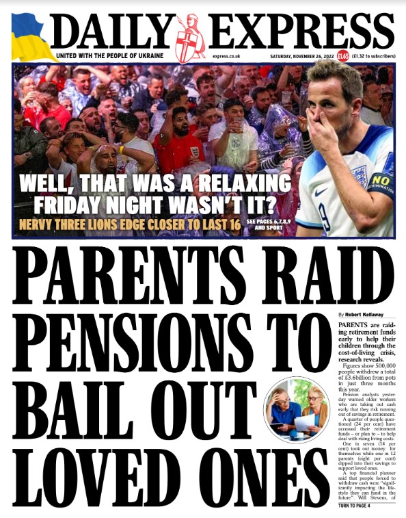 Daily Express on Twitter "Saturday's Front Cover Parents raid