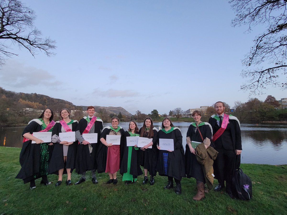 ErinTur45340010's tweet image. University of Stirling MSc Heritage, Class of 2022 (missing 2)! We made it after a wild ride of a year &amp;amp; it was amazing to see everyone again after so long.
@StirHeritage thanks for one of the most memorable years &amp;amp; all the opportunities that came with it!

#mscheritage #stirgrad