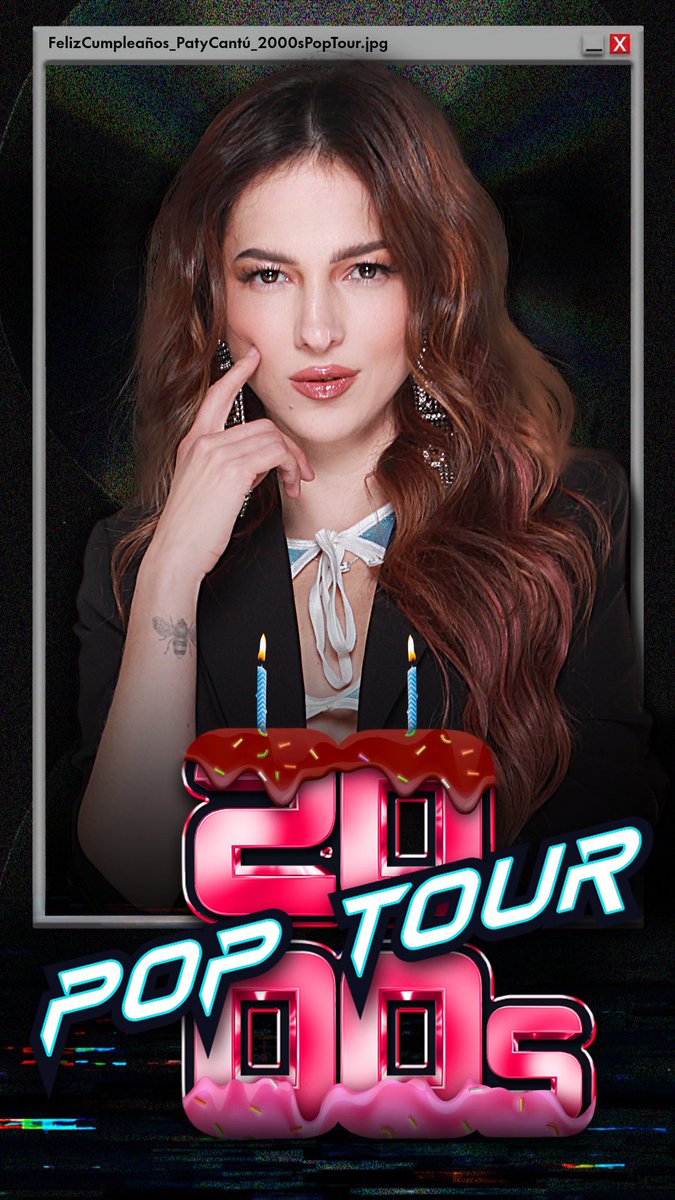 2000sPopTour's tweet photo. ¡Happy Birthday @PatyCantu! 🥳🎉🖤

Toda la familia dosmilera te desea un gran día y estamos muy felices de haber compartido este año de vida tan increíble contigo en el escenario del #2000sPopTour. 🔥🙌🏻

¡Ojalá celebremos 1000 cumpleaños más contigo! 🤩🎂✨ https://t.co/girgrwQgDC