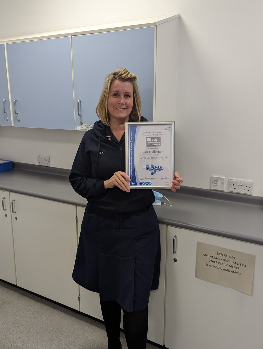 AECUHNM1's tweet photo. Here on AEC we are proud of our JSR Lisa for receiving her Silver leadership award today. #teamaec #acutemed #SilverConnect #leadership https://t.co/qw8bRGfwh1