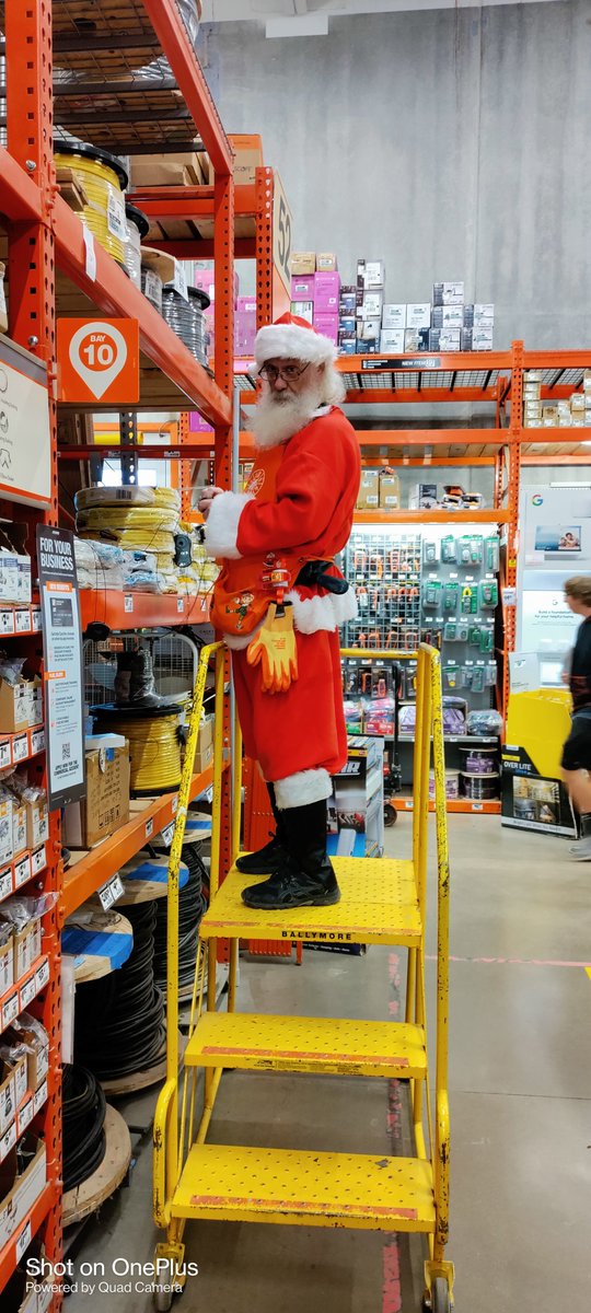 Our Santa doing work