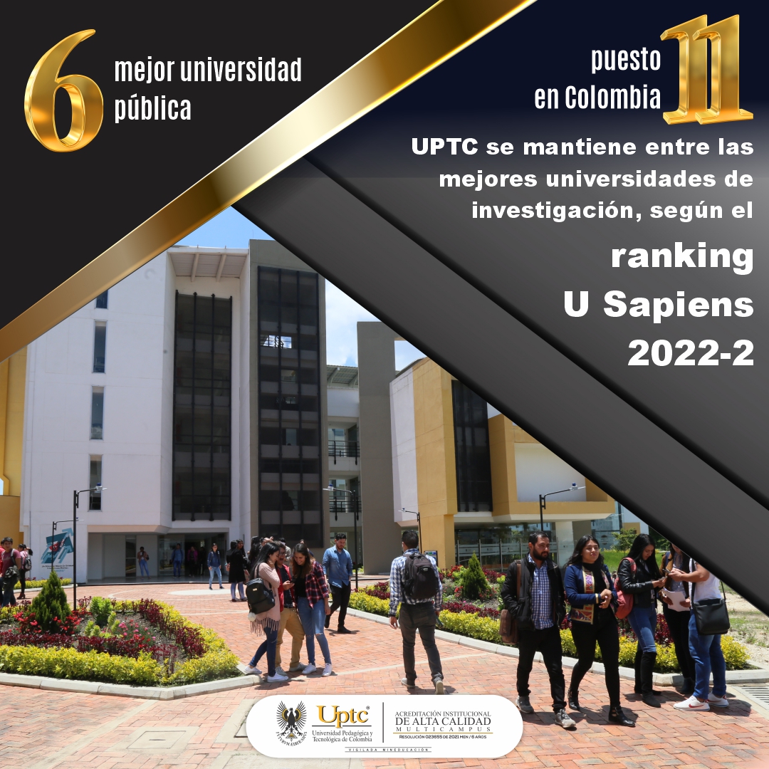 UPTCoficial's tweet photo. #OrgulloUpetecista La #UPTC se mantiene entre las mejores universidades en #Colombia: Es 6ta entre públicas y puesto 11 en ranking de investigación. @SapiensResearch analizó 361 instituciones, clasificaron 71: 44 privadas y 27 públicas. Más https://t.co/nLBLwTEEIX https://t.co/230ApJbj2R