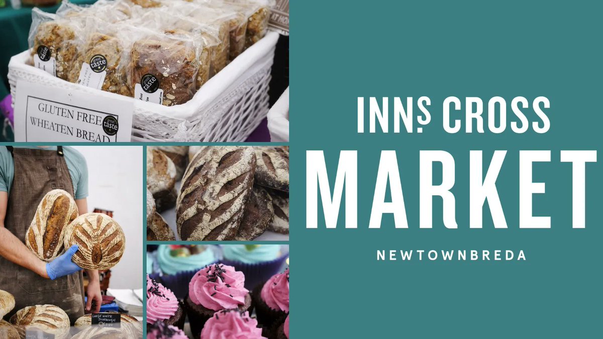 InnsCrossMarket's tweet photo. We have some excellent bakers at Inns Cross Market. π₯π₯― Their stalls are always incredibly popular. Handcrafted sourdough, viennoiserie, wheaten and cupcakes! You can find it all in #InnsCross Market. #Newtownbreda https://t.co/lmba4wzugf