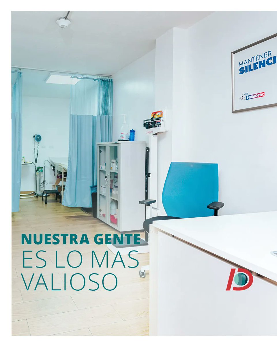 DiescoInd's tweet photo. Nuestra gente es lo primero y principal valor.  Por ello, en Diesco tenemos a disposición de nuestros colaboradores, tanto en Polyplas Dominicana como en Termopac Industrial, Consultorios Médicos debidamente equipados y atendidos por personal capacitado. https://t.co/MsEJ5ykRAC
