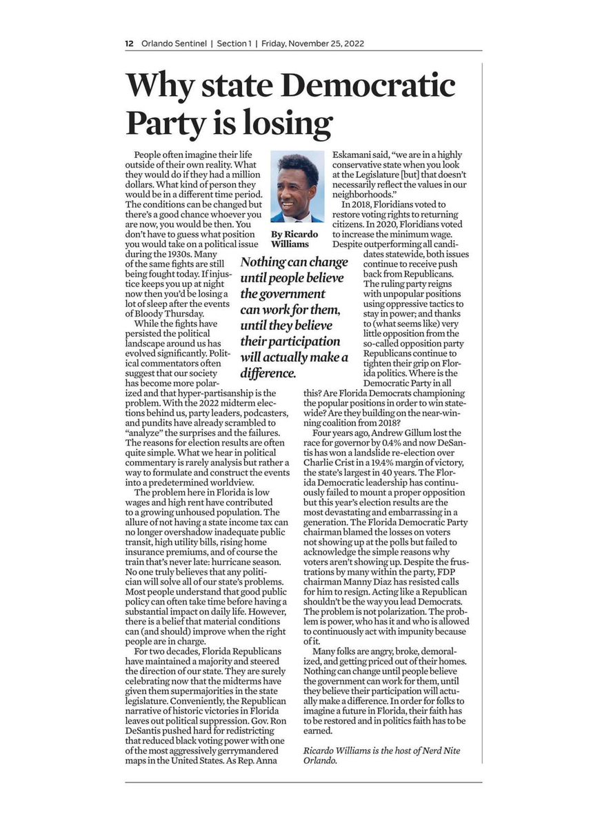 OurRev305 (@ourrev305) on Twitter photo Thank you <a href="/BernieSanders/">Bernie Sanders</a> family <a href="/RicardoWilliams/">Ricardo Williams</a> for your excellent article! #FlaDems #Florida #FlaPol Thank you <a href="/BernieSanders/">Bernie Sanders</a> family <a href="/RicardoWilliams/">Ricardo Williams</a> for your excellent article! #FlaDems #Florida #FlaPol