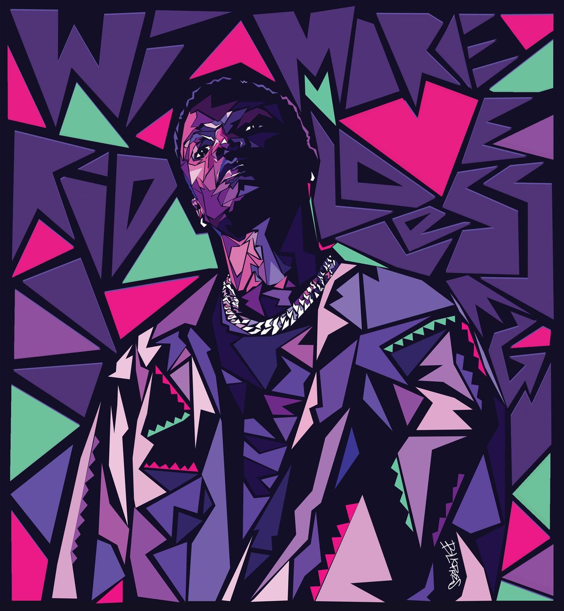#starboy art with #blkpres #fragmented <a href="/wizkidayo/">Wizkid</a> <a href="/DJ_TUNEZ/">DJ TUNEZ</a>