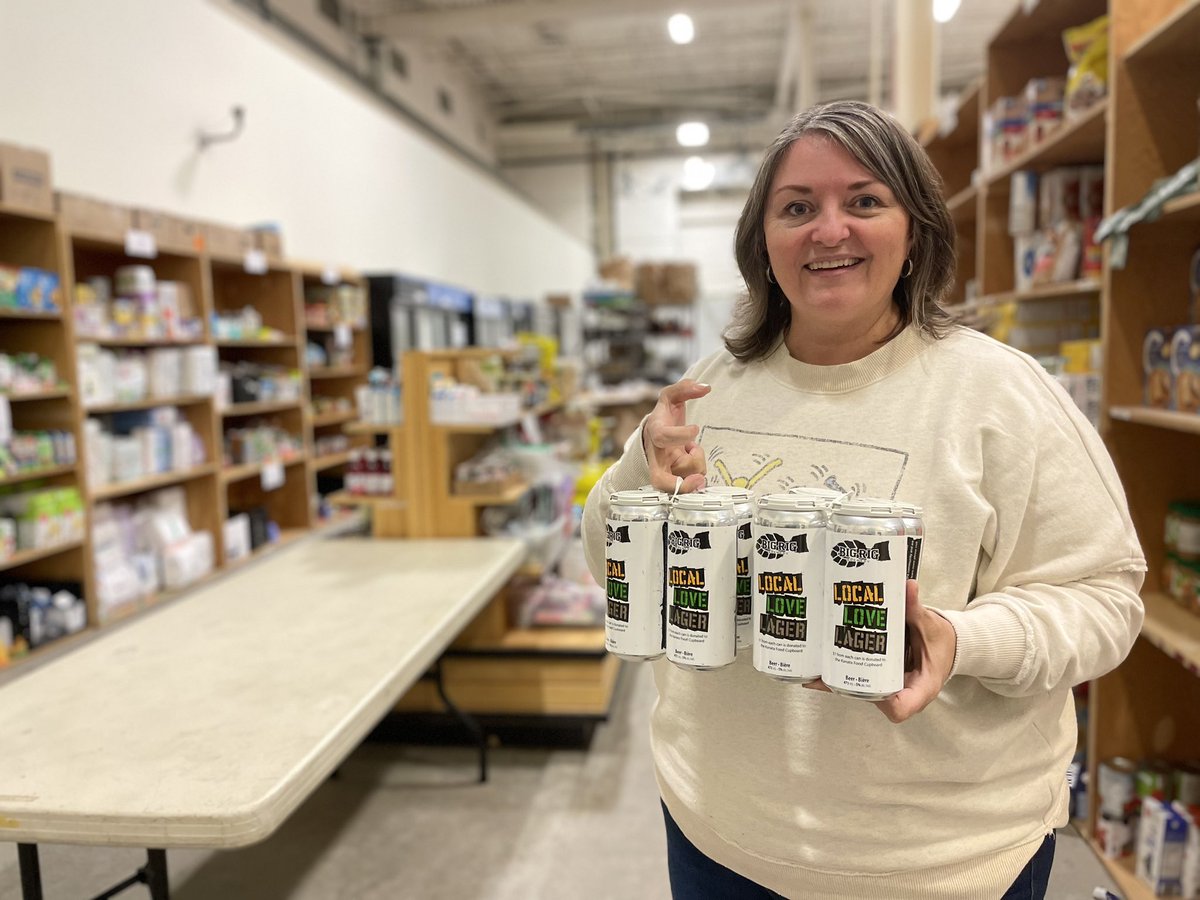 BigRigBrewery's tweet photo. Yesterday we launched LOCAL LOVE LAGER! Give back to the community this holiday season as help support the @KanataFoodCpbrd We will donate $1 from the sale of each can. Available online at https://t.co/H6RKehfWkA and at the taproom. https://t.co/FZsSPg57xP