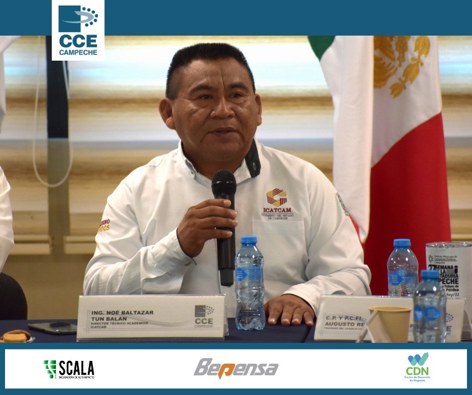 CCECampeche's tweet photo. Como invitado especial a la reunión contamos con la presencia del:

- 𝐈𝐧𝐠. 𝐍𝐨𝐞́ 𝐁𝐚𝐥𝐭𝐚𝐳𝐚𝐫 𝐓𝐮𝐧 𝐁𝐚𝐥𝐚𝐧
Director Técnico Académico ICATCAM

#CCE #Campeche #Trabajando #Noviembre2022 https://t.co/8N0MOMyDAG