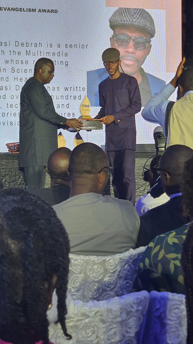 JoyNewsOnTV's tweet photo. Congratulations to our Journalist, Emmanuel Kwasi Debrah on your recognition at the Engineering Excellence Awards. You deserve it! #ChristAtWork #Aseda https://t.co/xLIIwgWw3K