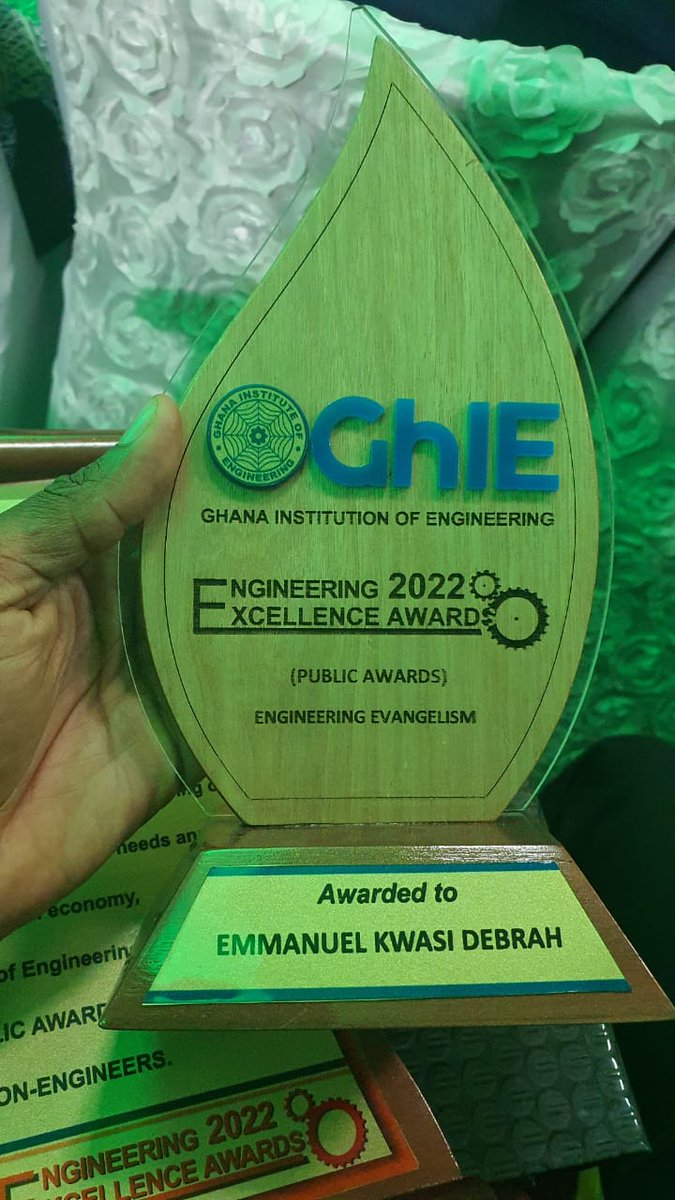 Joy997FM's tweet photo. Congratulations to our Journalist, Emmanuel Kwasi Debrah on your recognition at the Engineering Excellence Awards. You deserve it! #ChristAtWork #Aseda https://t.co/cY4UdSUXcS