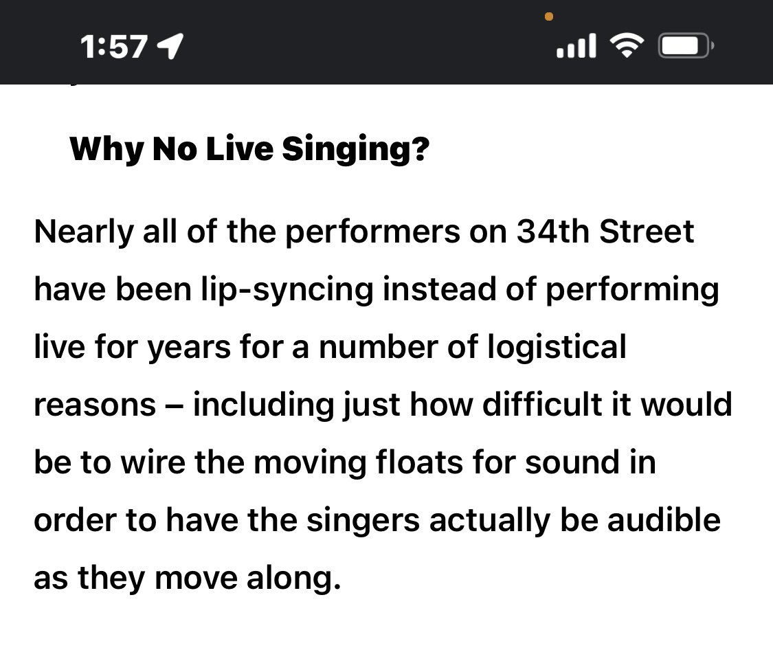 Why is @MariahCarey STILL trending for lip syncing a full day after the #MacysThanksgivingDayParade? Shes not the first and will never be the last. Everyone HAS TO lip sync at the parade. Why do people STILL not understand this? 
Please educate yourselves and #LeaveMariaAlone!