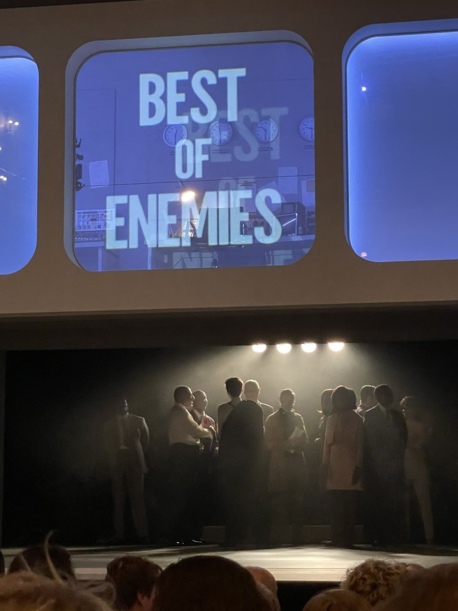 gilesskill's tweet image. What an evening performance..
#bestofenemies @ZacharyQuinto @DavidHarewood thank you for such a great show