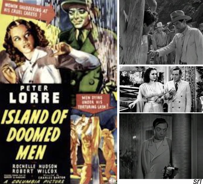 SaveRedlandLibr's tweet photo. 11:25pm TODAY on @TalkingPicsTV 

The 1940 #Crime #Thriller film🎥 “Island of Doomed Men” directed by #CharlesBarton from a screenplay by Robert Hardy Andrews (as Robert D. Andrews)

🌟#PeterLorre #RochelleHudson #RobertWilcox #DonBeddoe #GeorgeEStone #KennethMacDonald

#FilmNoir https://t.co/HWfwJvIlVG