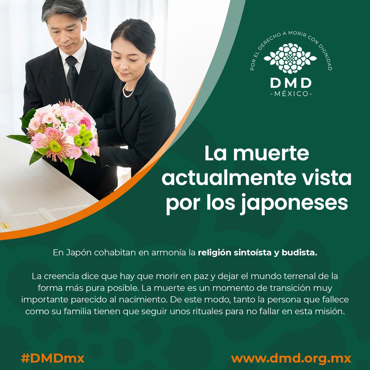 DMD_MX's tweet photo. El concepto de la muerte en Japón es muy diferente a la creencia occidental, por esta razón se tiene un tipo de duelo distinto. Con un trasfondo espiritual de las religiones en Japón, budismo y sintoísmo, al morir las personas siguen siendo igual de valiosas que en su nacimiento. https://t.co/8WkqADUCde