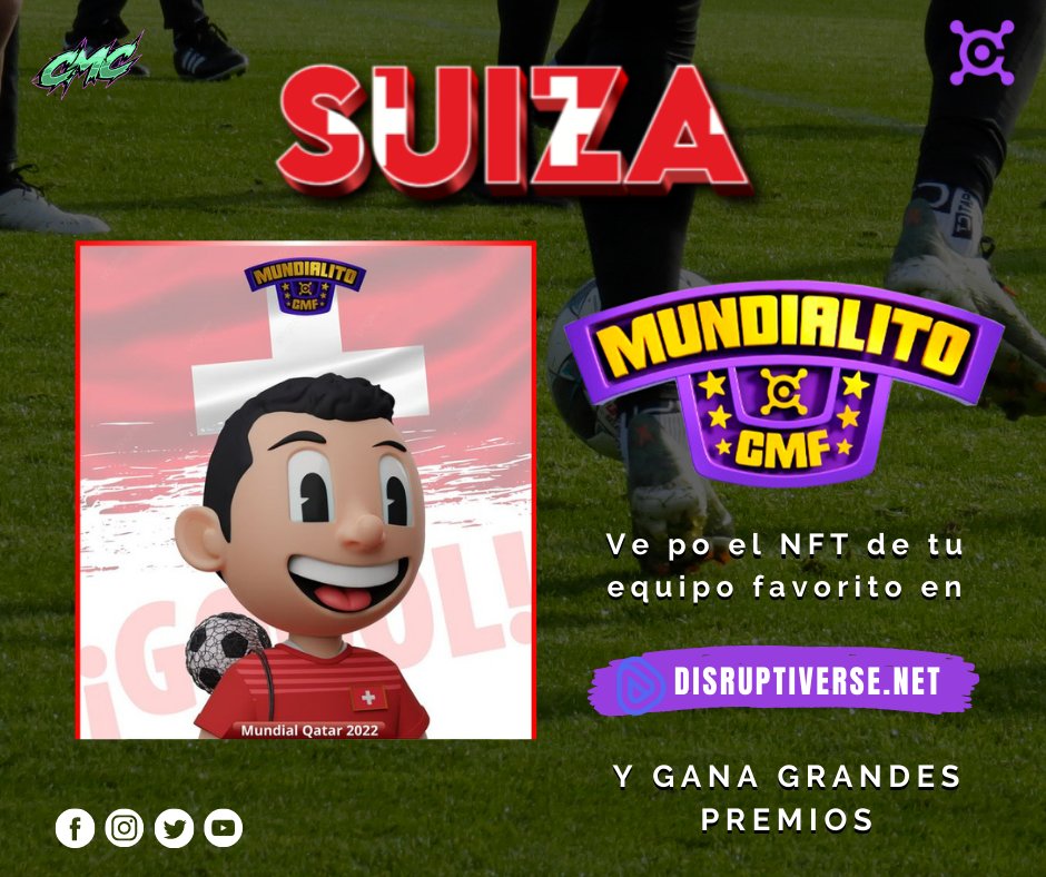 CryptoMakersof's tweet photo. 🚨 ATENCIÓN 🚨 llego Mundialito CMF
⚽️ Ganadores de CMF token, un gran acumulado y muchos premios en el JACKPOT final.
❗️ Entra ahora mismo en 👉 https://t.co/XlRMfnzpyh y Compra el NFT de tu equipo favorito.
#MundialitoCMF 
#Cryptomakers #NFT
#FIFA22 
#mundial #qatar
#worldcup https://t.co/stNn8hmnXe