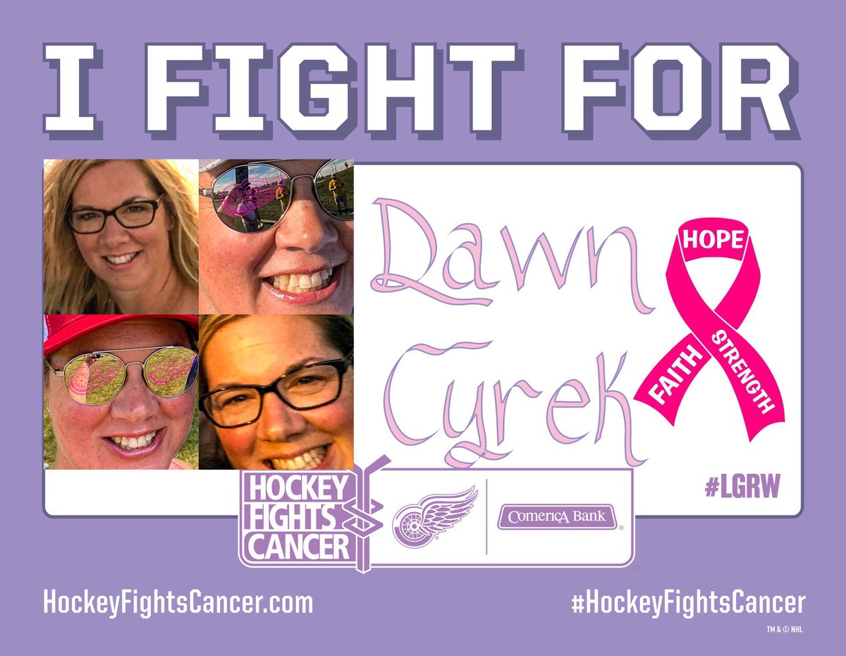 Get mom on the Jumbotron #LGRW #HockeyFightsCancer #cancersucks