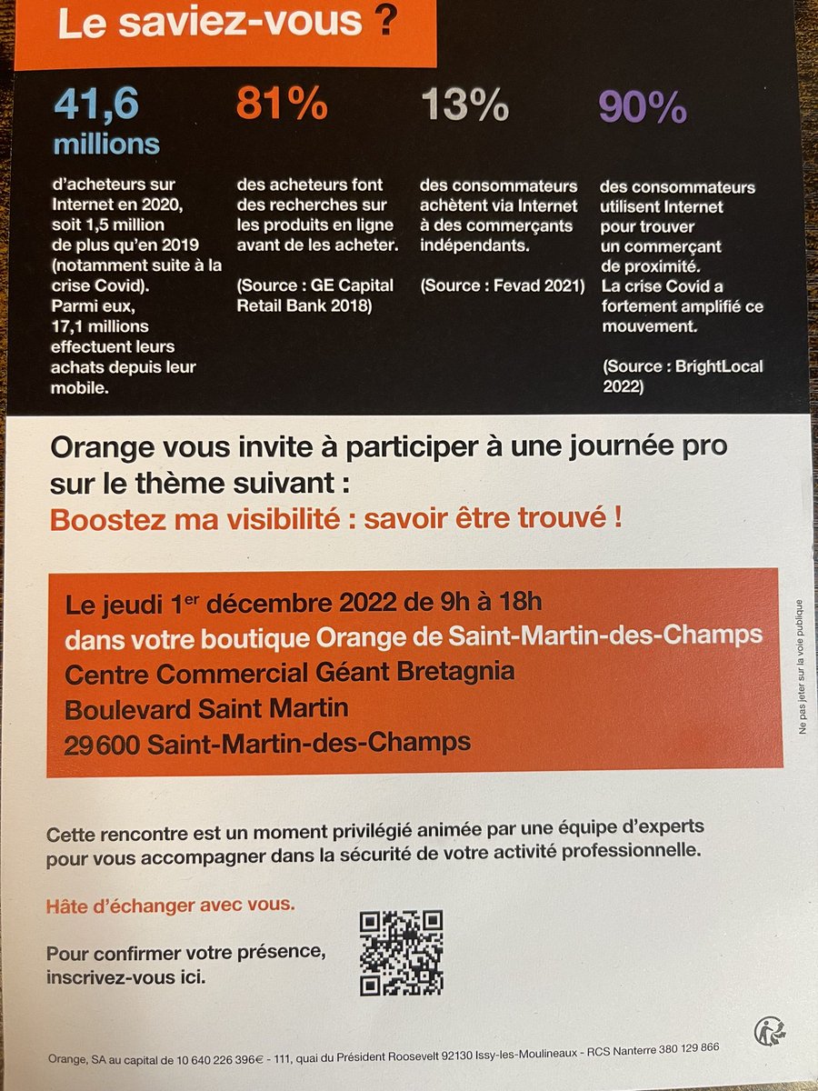 Anthony THEPAULT (@anthonythepault) on Twitter photo Rdv jeudi 01/12 chez <a href="/OrangePro/">Orange Pro</a> @GDT St-Martin-des-Champs pour une journée dédiée à la visibilité pro. Ateliers et découverte de nos solutions clés en main pour votre notoriété enrichie. <a href="/gilles_combe/">Gilles Combe</a> <a href="/CindyGilot/">Cindy Gilot</a> <a href="/vlidou56/">vlidou</a> <a href="/S_lebriss/">Sebastien Le Bris</a> <a href="/fredcolard/">Frédéric Colard</a> #Masterpro Rdv jeudi 01/12 chez <a href="/OrangePro/">Orange Pro</a> @GDT St-Martin-des-Champs pour une journée dédiée à la visibilité pro. Ateliers et découverte de nos solutions clés en main pour votre notoriété enrichie. <a href="/gilles_combe/">Gilles Combe</a> <a href="/CindyGilot/">Cindy Gilot</a> <a href="/vlidou56/">vlidou</a> <a href="/S_lebriss/">Sebastien Le Bris</a> <a href="/fredcolard/">Frédéric Colard</a> #Masterpro